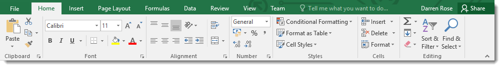 ribbon_home_excel_2016